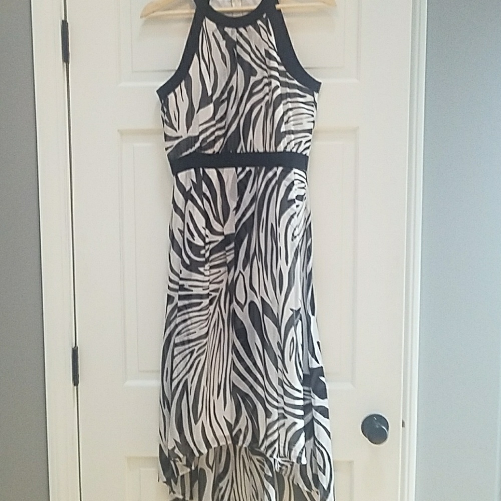 Animal print cocktail dress
